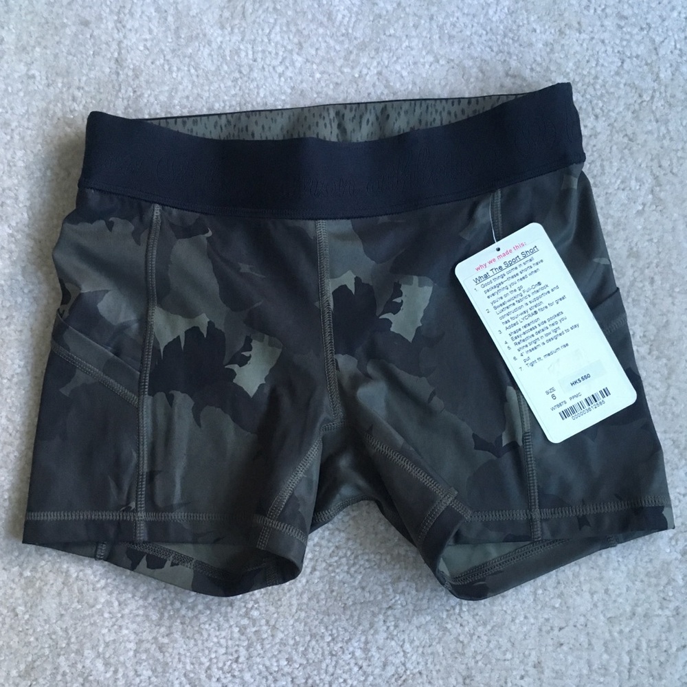 Lululemon “What the Sport Short” size 6